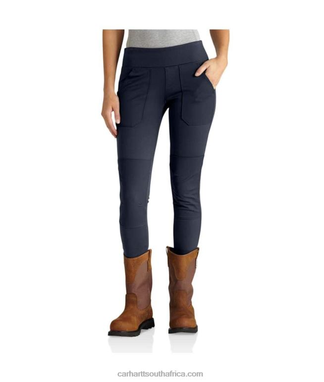 Women Black 6D80X182 Carhartt Force Fitted Midweight Utility Legging