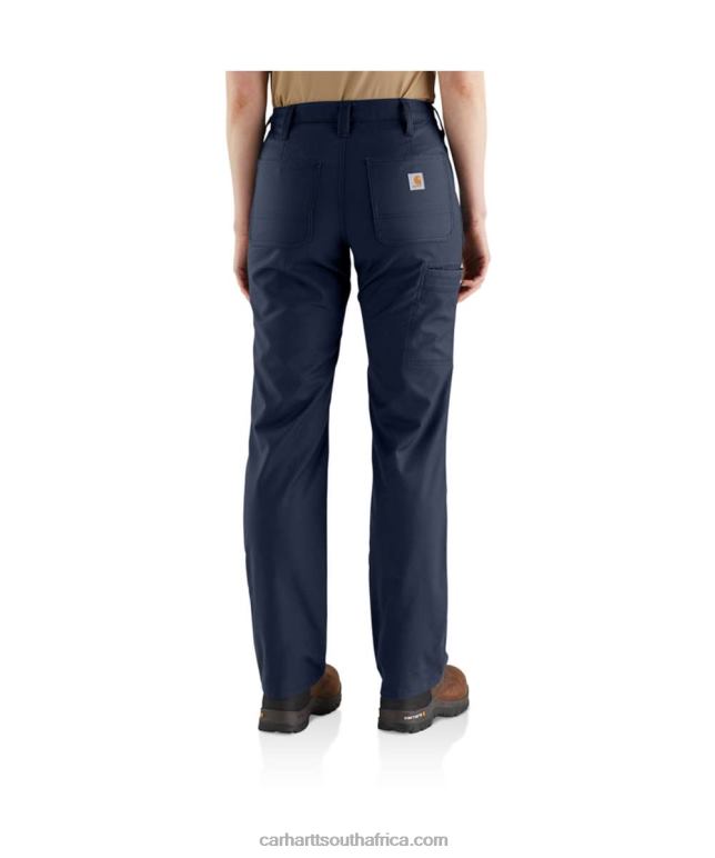 Women Black 6D80X200 Carhartt Rugged Professional Series Rugged Flex Loose Fit Canvas Work Pant
