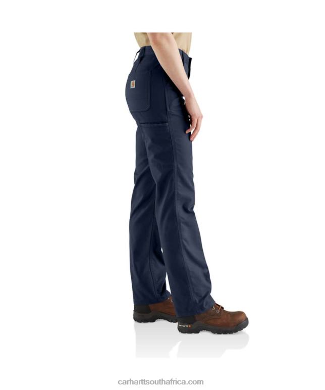 Women Black 6D80X200 Carhartt Rugged Professional Series Rugged Flex Loose Fit Canvas Work Pant