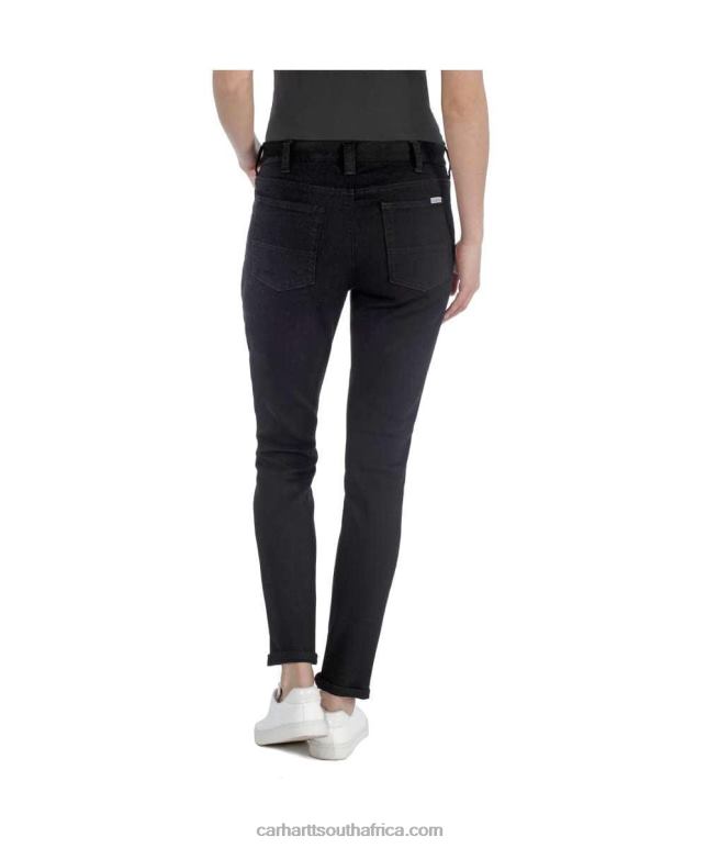 Women Onyx 6D80X203 Carhartt Rugged Flex Slim Fit Jean